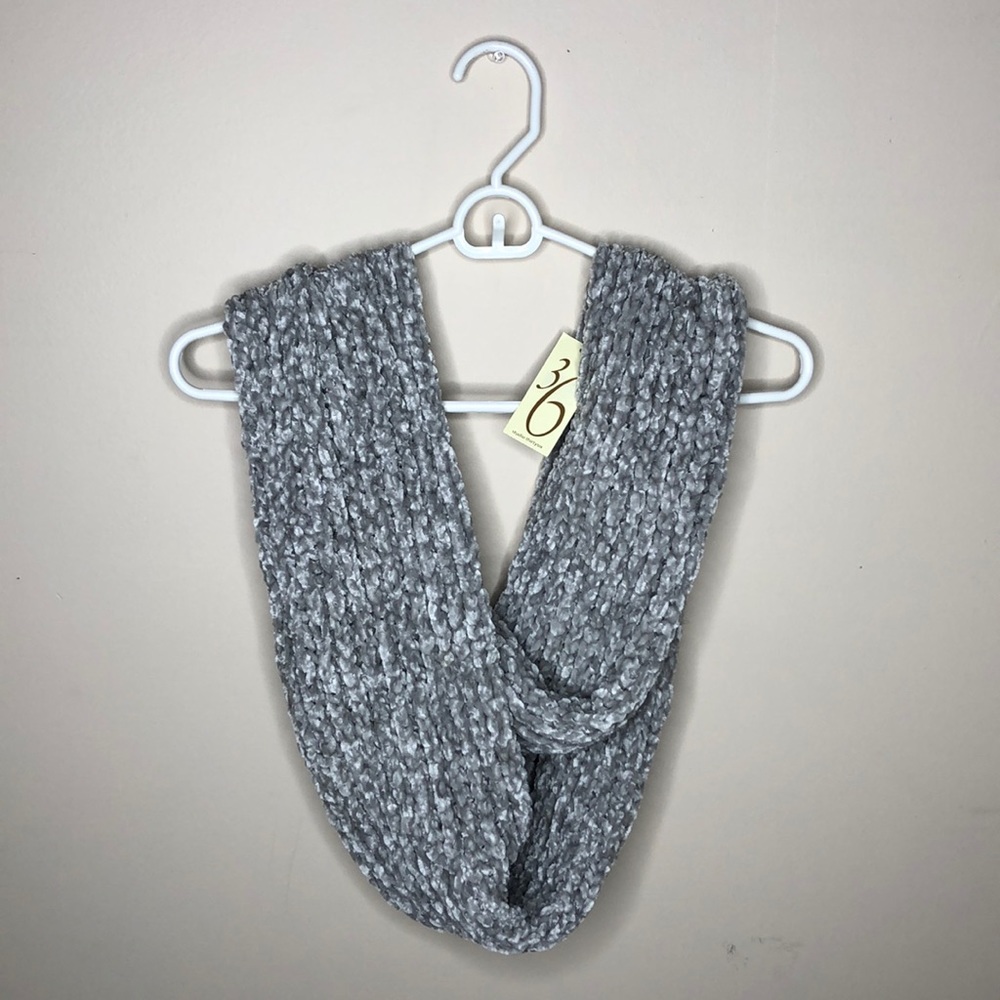 Soft Grey Infiniti Scarf